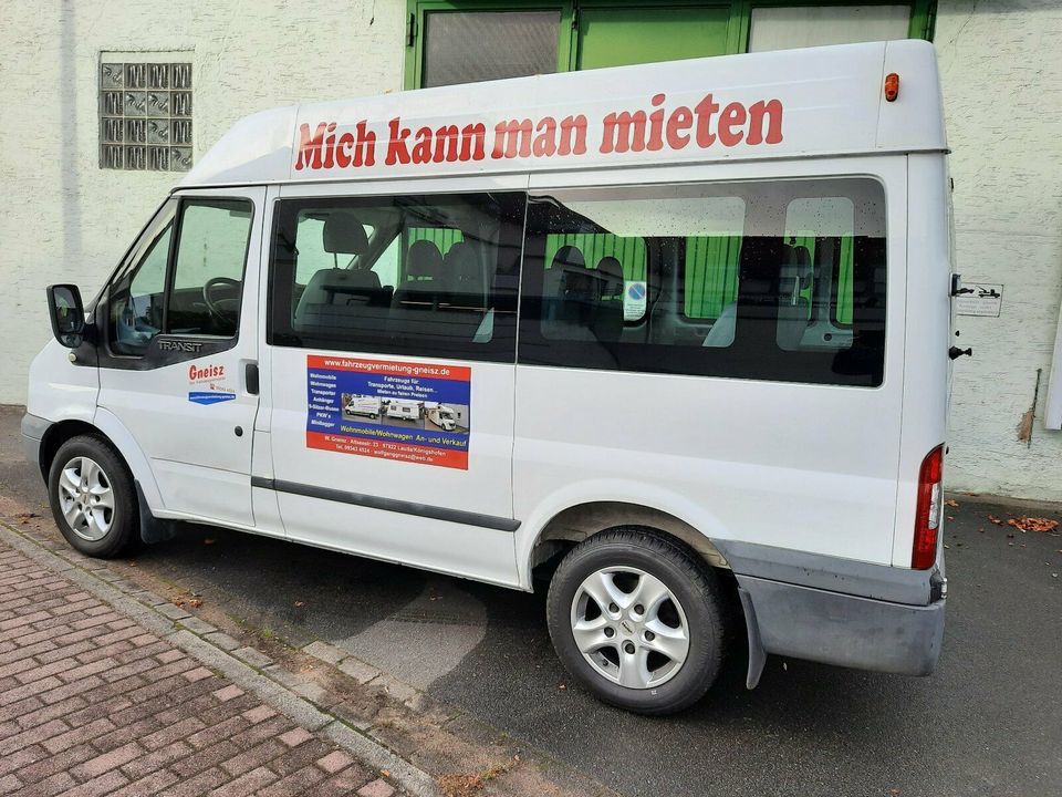 Transporter Mieten+9-Sitzer Busse,Pkw s,Pkw-Anhänger gute Auswahl in Lauda-Königshofen