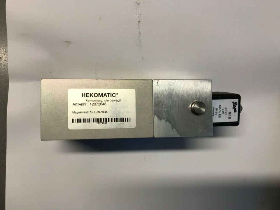 Magnetventil für Luftanlass MWM 12072648  Hekomatic in Bocholt
