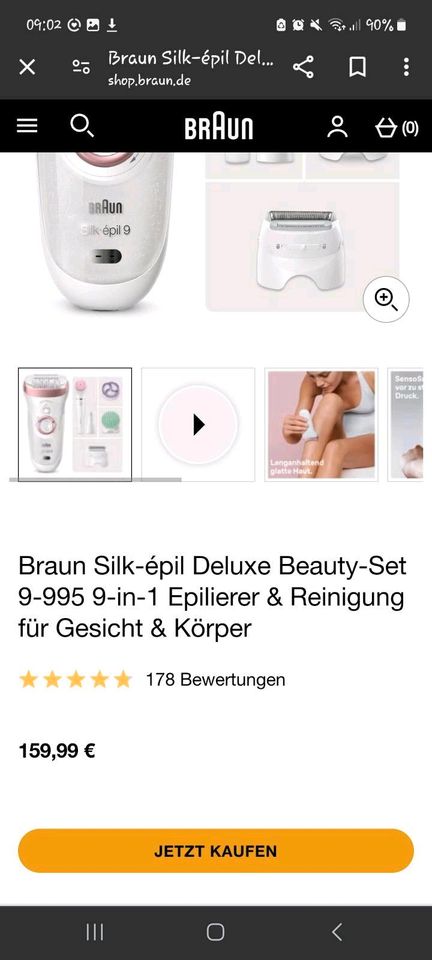*NEU* Braun Silk•épil 9 Peeling-/ Gesichts- Massagebürste in Peißenberg