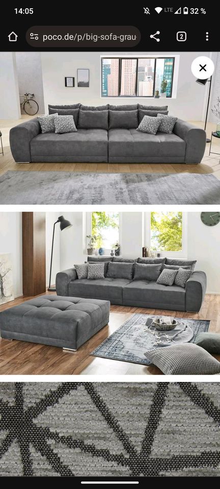 Big sofa von Poco zu verkaufen in Lünen