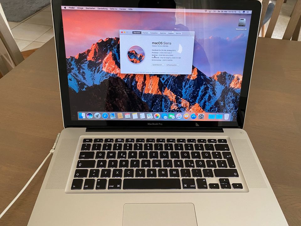Apple MacBook Pro 15“ i7 (Anfang 2011),8GB,1TB HDD ohne Batterie in Flensburg