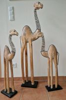DanDiBo Deko Figur - Kamel mit Wackelhals., 3 Stück, Holzskulptur Nordrhein-Westfalen - Extertal Vorschau