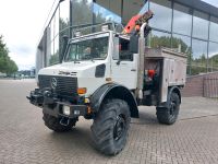 Unimog U437 2150 palfinger kran PK 9501 funck Nordrhein-Westfalen - Kleve Vorschau