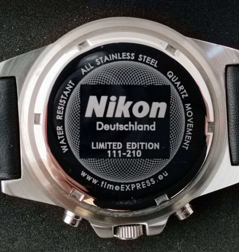 Nikon Uhr Chronograph Limited Edition NEU Sammler Unikat in Wuppertal