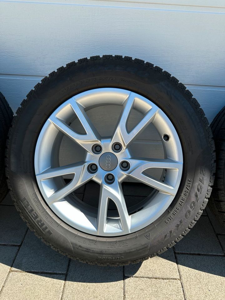 Audi Winterreifen 215/60 R17 Original Alufelgen 17 Zoll in Göppingen