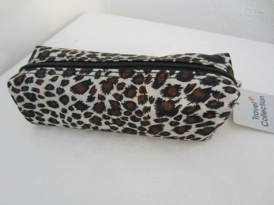 2 Stck.Schminketui/ Stiftetui Animal-Print "NEU mit Etikett" in Spelle