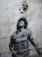 *KAPOW*Fussball Gott Maradonna 60x90 Gallery Print/Pop Art München - Maxvorstadt Vorschau