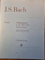 Noten Bach Violinkonzert E-Dur Klavierauszug mit Stimme Berlin - Steglitz Vorschau