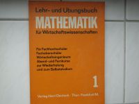 Mathematik für Wirtschaftswissenschaften, Harri Deutsch Verlag Niedersachsen - Osnabrück Vorschau