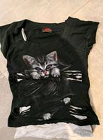 Damen T-shirt , Gothik, Marke: Spiral, Risse, Katze Bayern - Schweitenkirchen Vorschau