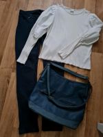 tolles Set 40 42 Stretchjeans Bluse Pulli Tasche Sachsen - Bernsdorf Vorschau