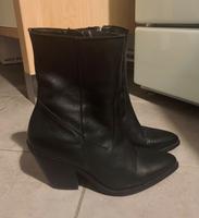 Mango Leder Pistol Boots, Größe 39, Schwarz, Neu Pankow - Prenzlauer Berg Vorschau