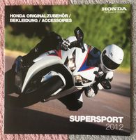 Honda Motorräder ZUbehörkatalog Supersport 2012 Niedersachsen - Schladen Vorschau