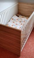 Paidi Babybett mit Umbauseiten zu Kinderbett inkl. Matratze Baden-Württemberg - Schwetzingen Vorschau