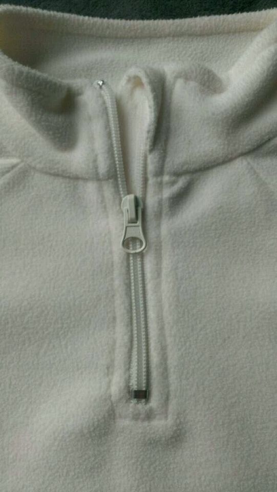 Pullover Pulli Fleece, Gr. 98, unisex, hellbeige naturfarben in Stolberg (Rhld)