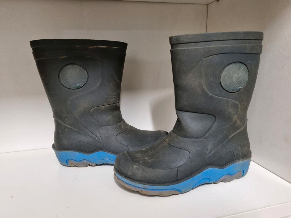 Gummistiefel Jungen Gr. 28 Blau Kinder Gebrauchsspuren in Rheinbach