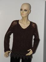 *ALBA MODA*Toller brauner Garn Pullover Strickpullover 100% BW 38 Bayern - Velden Vorschau