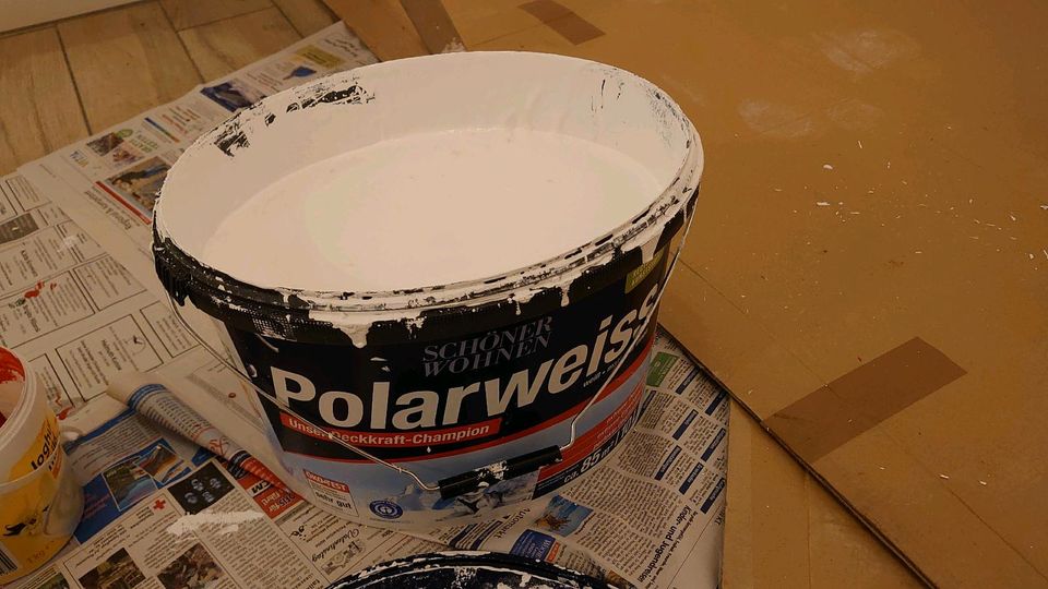 Polarweiss Farbe Malern renovieren in Vetschau