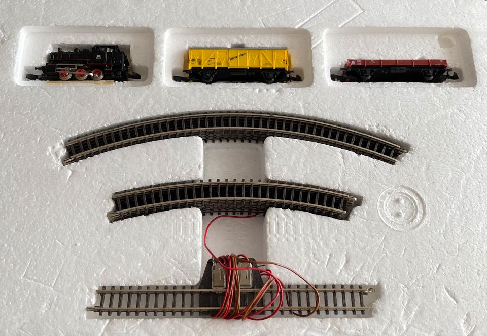 Märklin Mini Club Set S Güterzug mit Fahrgerät OVP Eisenbahn in Bremervörde