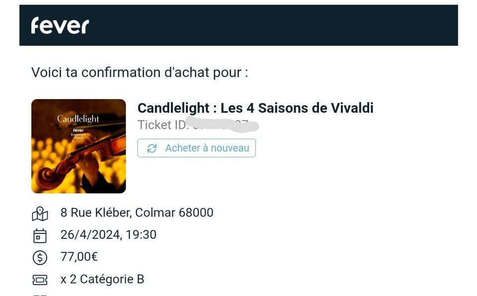 2 Tickets Candlelight: Les 4 Saisons de Vivaldi in Troisdorf