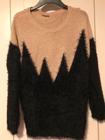 Strick Pullover Pulli M schwarz / gold Lurex Flausch Bayern - Fürth Vorschau