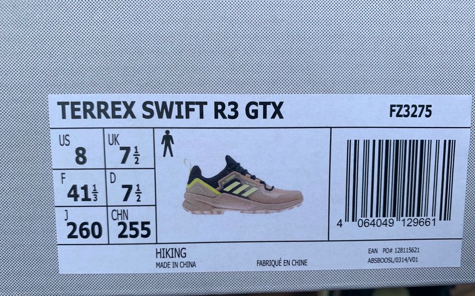 TERREX SWIFT R3 GORE-TEX WANDERSCHUH Gr 41 1/3 in Diez