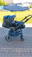 Teutonia Kinderwagen BeYou schwarz Kunstleder mit Zubehör Baden-Württemberg - Obrigheim Vorschau