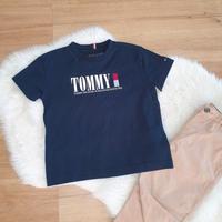 Modernes Tommy Hilfiger T-Shirt  Gr.116 d- blau Baden-Württemberg - Pforzheim Vorschau