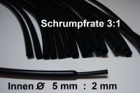Industrie Schrumpfschlauch Schwarz, 3:1 (Innenmaß: Ø 5mm) Niedersachsen - Rastede Vorschau