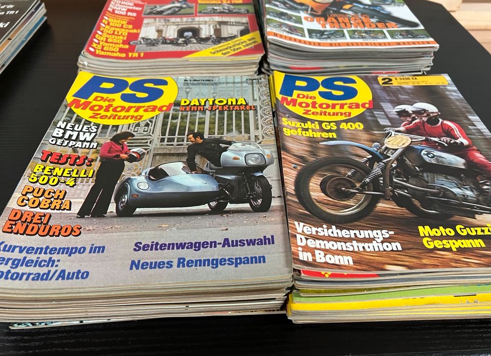 PS - Die Motorrad Zeitung (Sammlung - über 120 Zeitschriften) in Bellheim