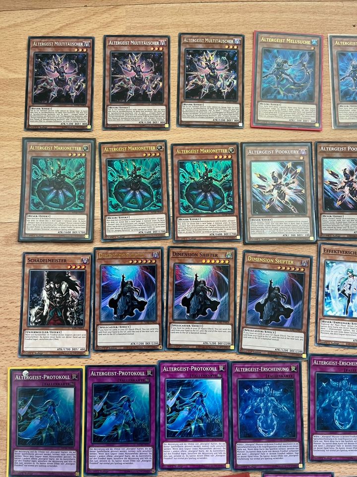 Yugioh Altergeist Deck 63 Karten Melusuche Multisucher Memorygant in Fulda