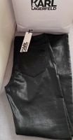 Karl Lagerfeld Skinny Hose Leder Gr.27 schwarz NP 200€ top☀️ Bayern - Niederwerrn Vorschau