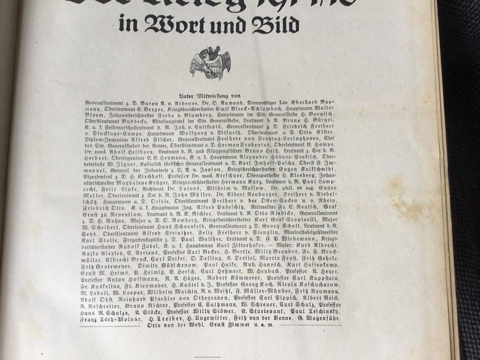 Der Krieg 1914- 1918 in Wort und Bild in Querfurt