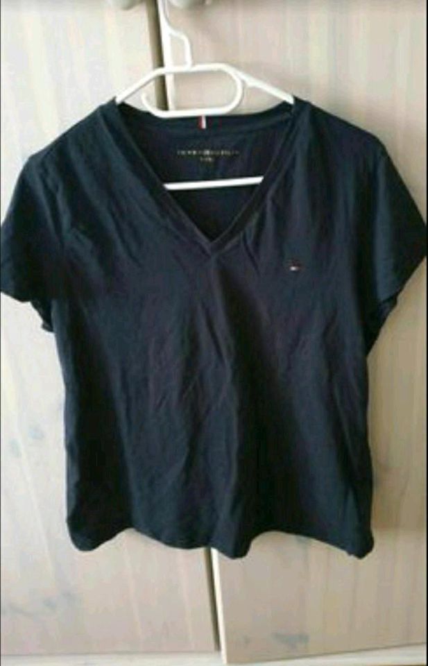 2 x⭐ Tommy Hilfiger T-Shirt XXXL 44 46 48 blau schwarz Damen in Leipzig