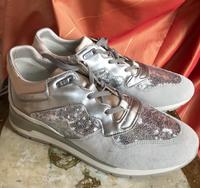 Geox Respira Damen Sneaker Echtleder Schuhe Pailletten Gr 39 Neu Brandenburg - Stahnsdorf Vorschau