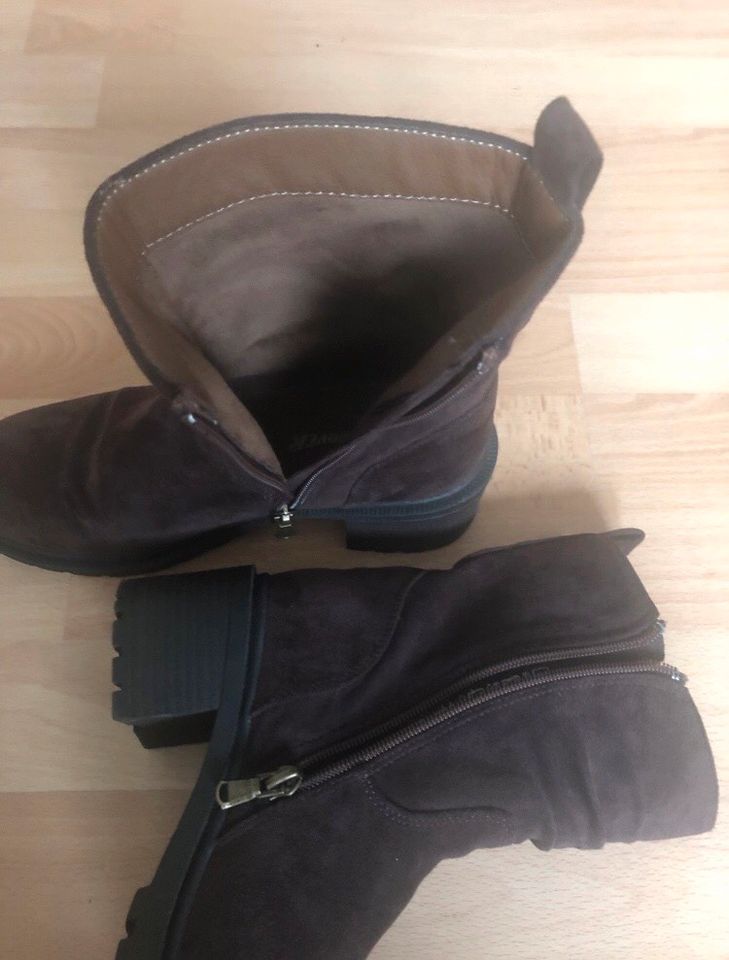 Braun Wildleder Stiefel Gr.36 Graceland in Gummersbach