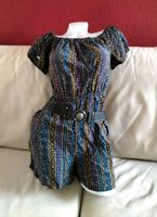 Jumpsuit mit Muster Volantärmel marineblau schwarz violett lila Baden-Württemberg - Schwieberdingen Vorschau