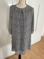 H&M - Chiffon Kleid - Gr. 38 - schwarz-weiß Bayern - Kolitzheim Vorschau