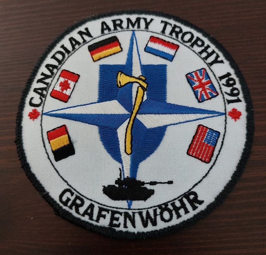 NORTHAG Team Patch - CAT Nato Schießen 1991 Grafenwöhr in Bad Bevensen