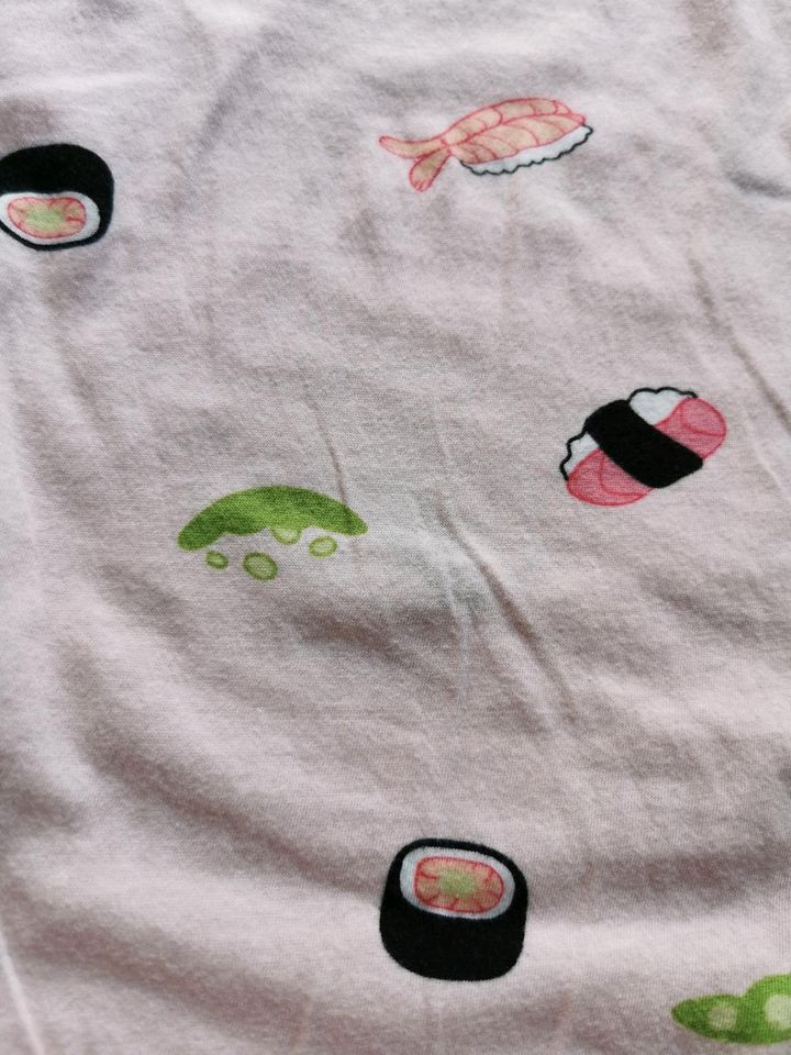 Jogginghose Sushi rosa mit Print H&M Maki Schlafanzughose S/M in Oldenburg