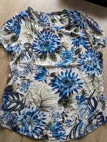 Damen Shirt blaue Blumen gr XL Enjoy Bayern - Rotthalmünster Vorschau