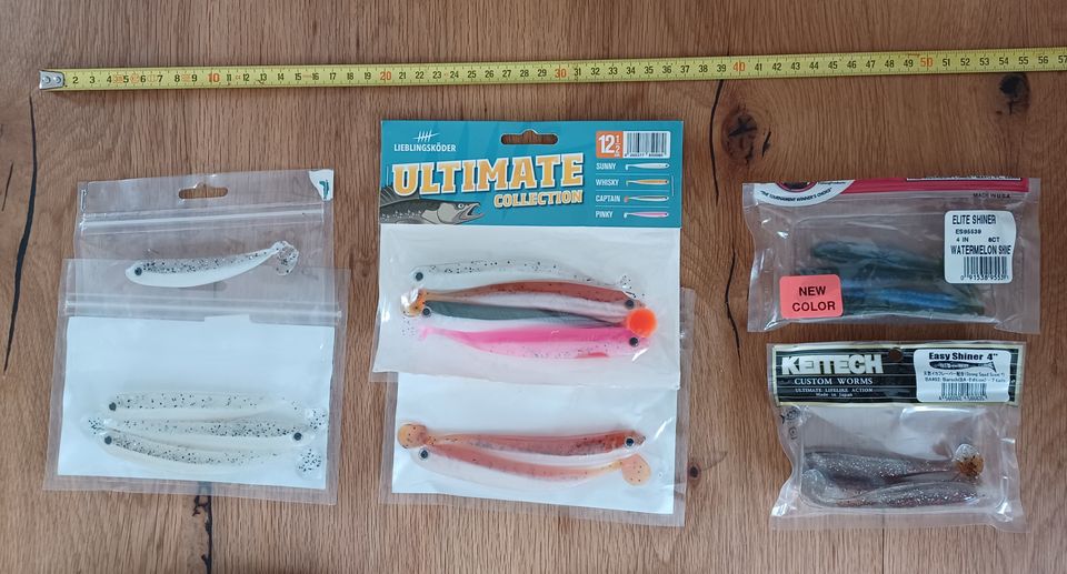 Wobbler Sammlung Gummifische (Rapala, Tomic Lures, SavageGear) in Heiden