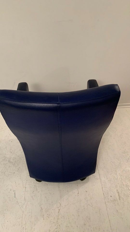 LeoLux Design Lounge Sessel Leder blau in Dortmund