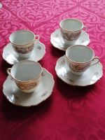 4 Mokkatassen Kaffeetasse mit Untersetzer Jagdmotiv Porzellan Herzogtum Lauenburg - Ratzeburg Vorschau