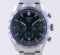 Tag Heuer Uhr Carrera Date Tri-Compax Chronograph Automatic green Nordrhein-Westfalen - Langenfeld Vorschau