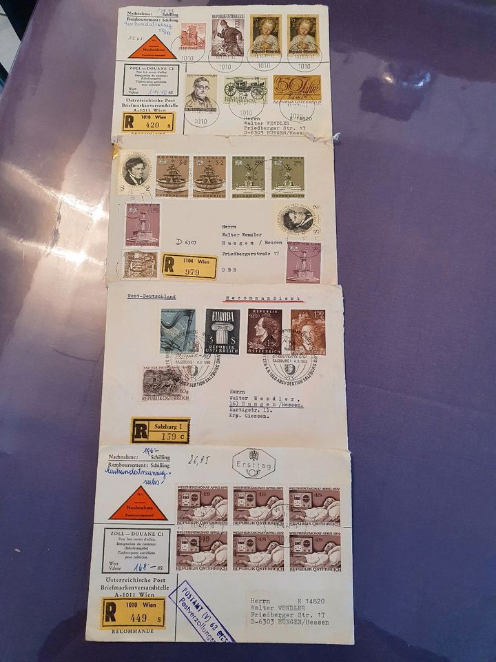 Briefmarken Sammlung Konvolut in Laubach