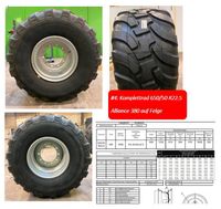 Komplettrad 650/50 R22.5 Alliance 380 auf Felge Niedersachsen - Bad Laer Vorschau