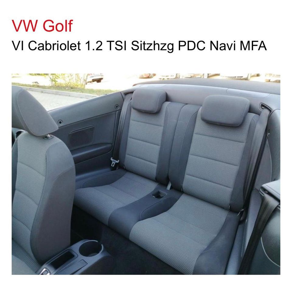 Volkswagen Golf 6 Cabrio in Wilhelmsfeld