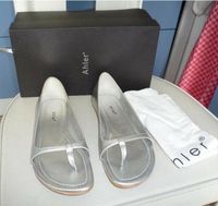 Ahler Leder Ballerinas + Zehenspreitzer 37 silber NEU mit Karton Niedersachsen - Meine Vorschau