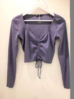 Crop Top Lang Arm von Zara Größe  L. Blau Ton Niedersachsen - Uetze Vorschau